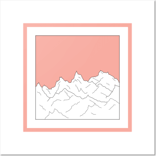 Aesthetic / Tumblr Style / Mountains Posters and Art